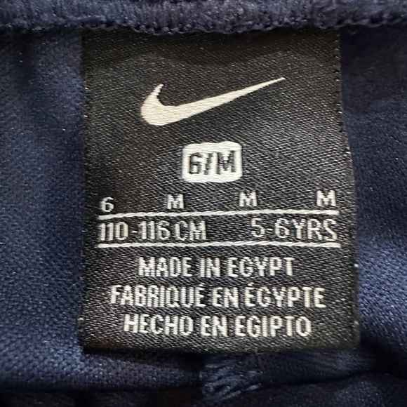 Nike Kids Navy Joggers with White Accents Sz 6M/ 5-6 years - Picture 8 of 8